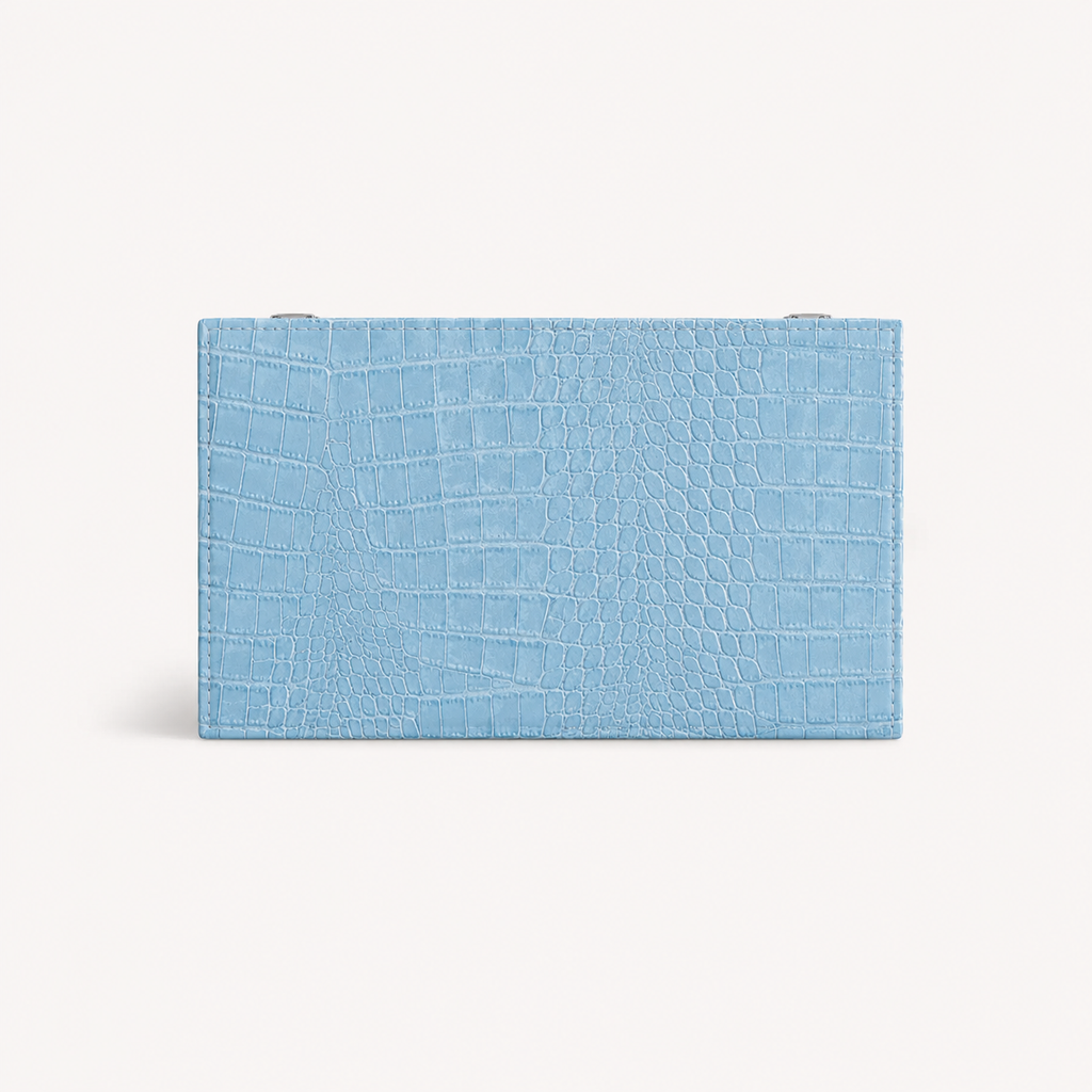 Backgammon Le Signature bleu ciel, coffret fermé