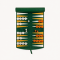 Backgammon Le Voyage vert, vue de dessus déroulé